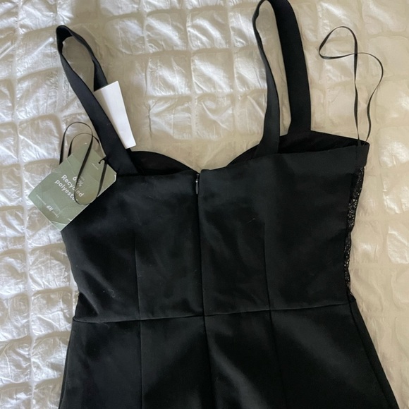 H&M Black lace knit Slip Dress - Picture 4 of 8